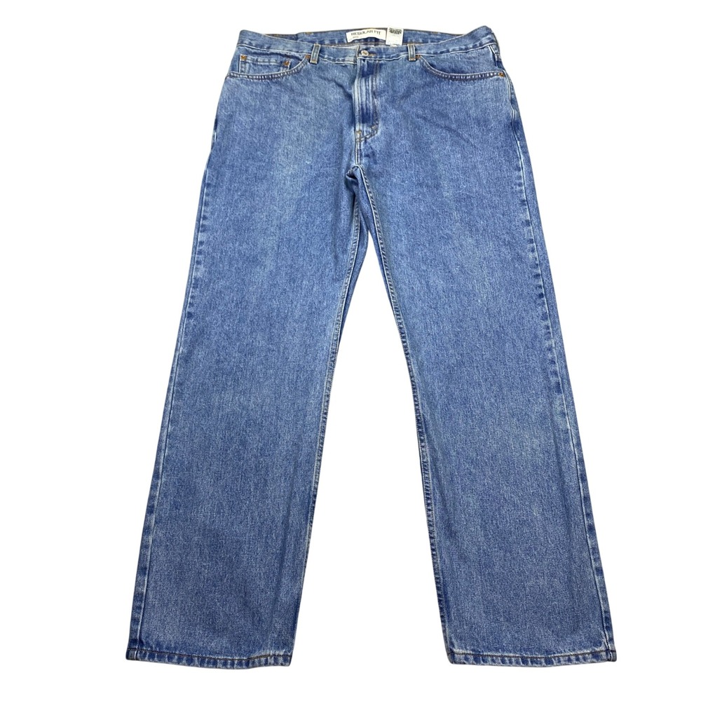 VTG Levis 505 Regular Fit Mens Jeans Blue Medium Wash 4Sz 40 Straight Leg‎ Y2K